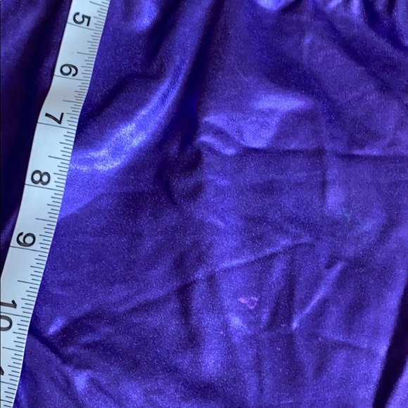 American Apparel Purple Metallic Skirt Sz Small - Picture 6 of 8